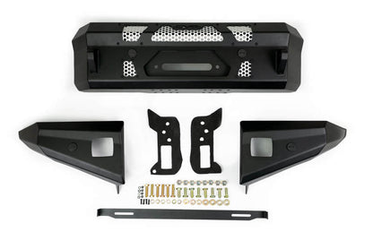 DV8 Offroad 2021+ Ford Bronco Front Bumper Winch Capable w/ Optional Bull Bar/Aux Light Opening FBBR-01 FBBR-01 Photo - Unmounted