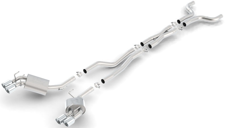 Borla 12-14 Chevrolet Camaro ZL1 Coupe 6.2L 8cyl AT/MT 6spd RWD Aggressive ATAK Catback Exhaust 140495 140495 Photo - Primary