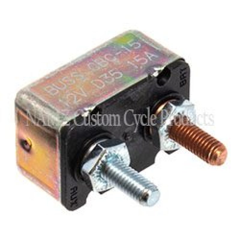 NAMZ Universal 15-AMP Circuit Breaker 10/32in. Studs - Single (OEM 74589-73) NCB-1501 NCB-1501 Photo - Primary