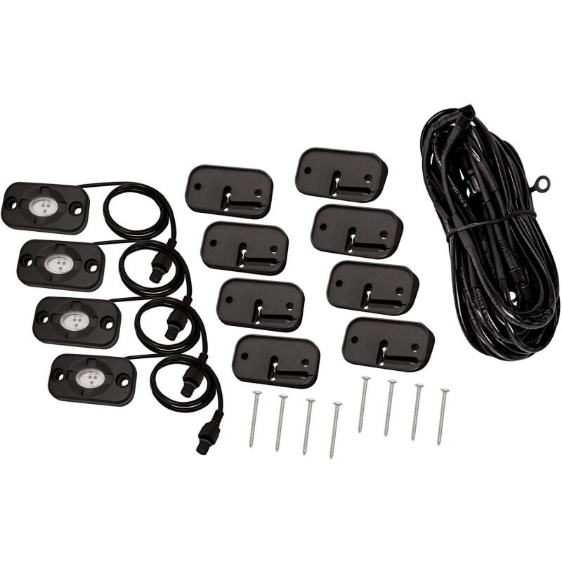 Westin LED Rock Light Kit - 07-18 Jeep Wrangler JK / 18-19 Jeep Wrangler JL 09-80015 09-80015 Photo - Primary