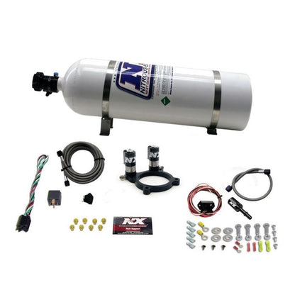 Nitrous Express Ford 3.5L/3.7L V6 Nitrous Plate Kit w/15lb Bottle 20952-15 20952-15 Photo - Primary