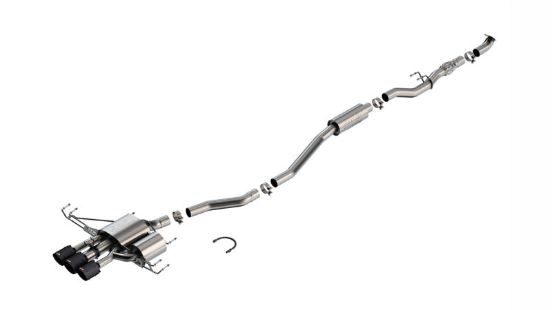 Borla 2024 Acura Integra Type S ATAK Cat Back Exhaust - Carbon Fiber & Black Anodized 140986CFBA 140986CFBA Photo - Primary