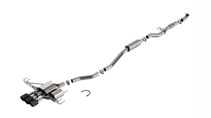 Borla 2024 Acura Integra Type S ATAK Cat Back Exhaust - Carbon Fiber & Black Anodized 140986CFBA 140986CFBA Photo - Primary