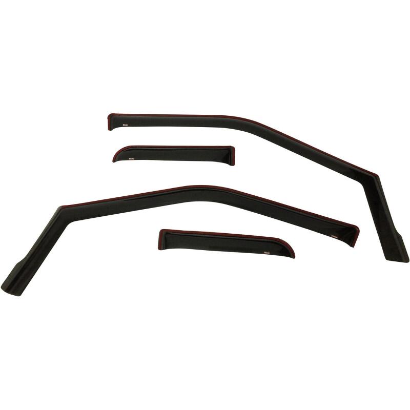 Westin 2015-2018 Ford F-150 SuperCab Wade In-Channel Wind Deflector 4pc - Smoke 72-37409 72-37409 Photo - Primary