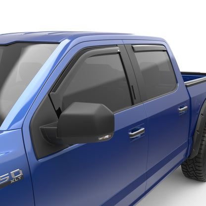 EGR 15+ Ford F150 Super Cab In-Channel Window Visors - Set of 4 (573471) 573471 573471 Photo - Primary