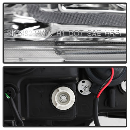Spyder 16-18 Honda Civic 4Dr w/LED Seq Turn Sig Lights Proj Headlight - Chrome - PRO-YD-HC16-SEQ-C 5086082 5086082 Photo - Unmounted