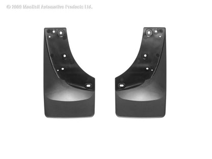 WeatherTech 07 Chevrolet Sliverado Classic No Drill Mudflaps - Black 110005 Photo - Primary