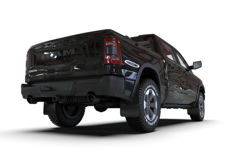 Rally Armor 19-24 Dodge Ram 1500 Rebel Black UR Mud Flap w/Metallic Black Logo MF98-UR-BLK-MBK MF98-UR-BLK-MBK User 1
