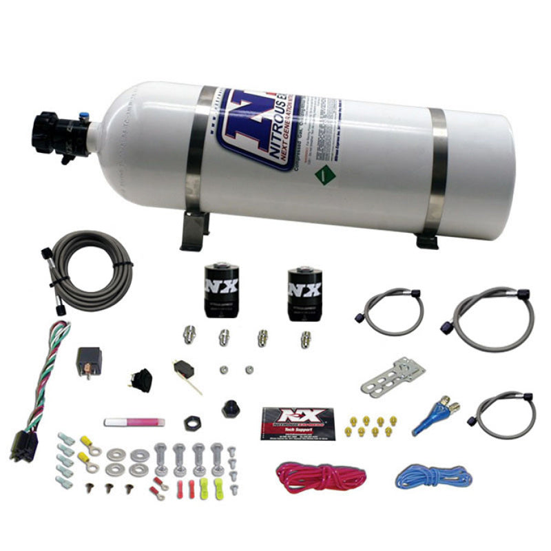Nitrous Express Dodge EFI Race Single Nozzle Nitrous Kit (100-250HP) w/15lb Bottle 20316-15 20316-15 Photo - Primary
