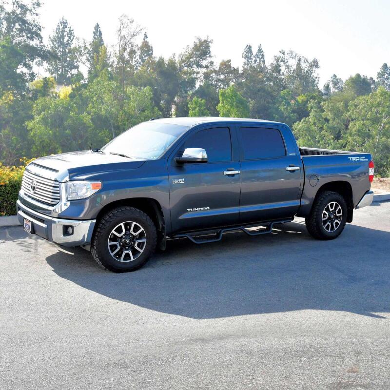 Westin 07-21 Toyota Tundra CrewMax Outlaw Drop Nerf Step Bars - Black 20-13255 20-13255 Photo - Mounted