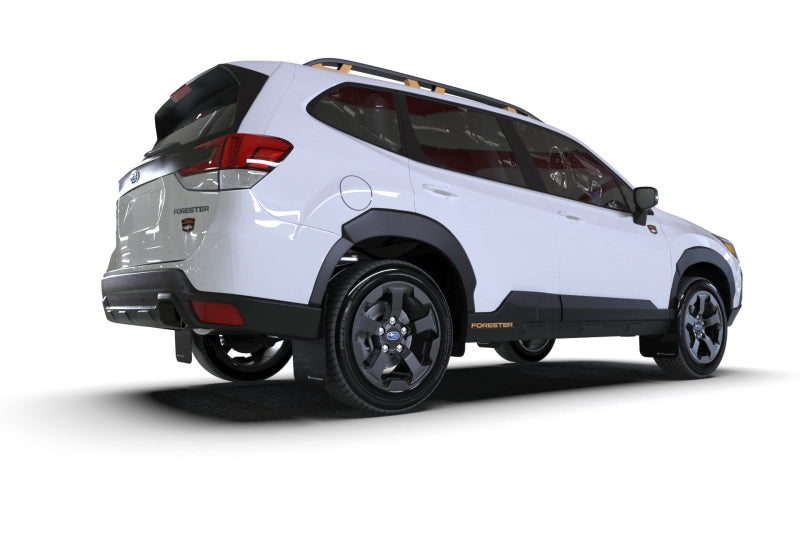 Rally Armor 2022 Subaru Forester (Incl. Wilderness) Black UR Mud Flap w/ White Logo MF82-UR-BLK/WH MF82-UR-BLK/WH User 1