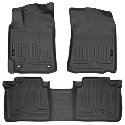 Husky Liners 2012 Toyota Camry WeatherBeater Combo Black Floor Liners (3pc) 98901 Photo - Primary