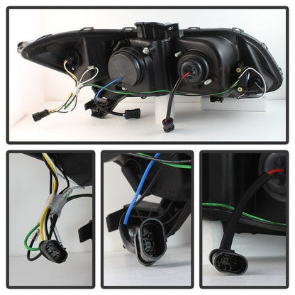 Spyder Honda Civic 2012-2014 Projector Headlights - Light Bar DRL Black PRO-YD-HC12-DRL-BK 5076519 5076519 User 1