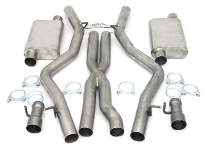JBA 08-14 Dodge Challenger SRT8 6.1L/6.4L 409SS Dual Rear Exit Cat-Back Exhaust 40-1665 40-1665 Photo - Primary