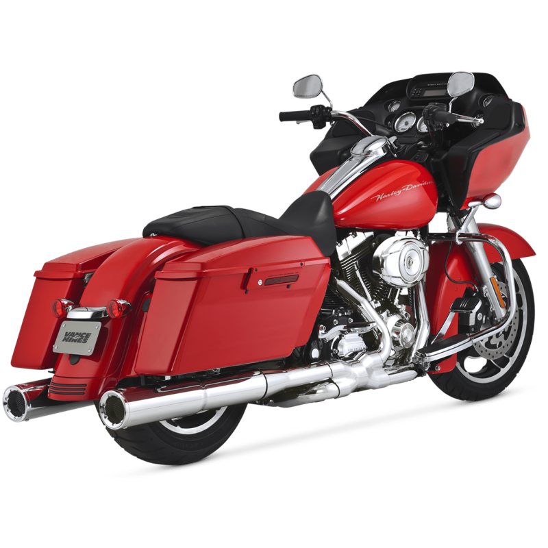 Vance and Hines Hi Output Slip-Ons Chr 16455