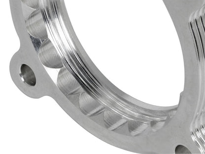 aFe Silver Bullet Throttle Body Spacer: Nissan Patrol (Y62) 10-16 V8-5.6L 46-36003 Photo - Unmounted