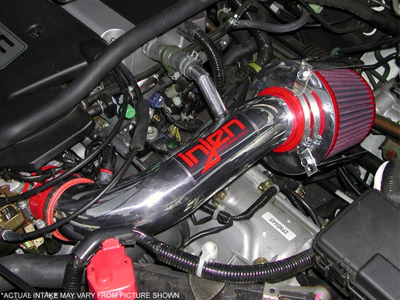 Injen  02-06 RSX (CARB 02-04 Only) Polished Short Ram Intake 05874 IS1471P Photo - Mounted