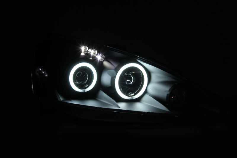 Anzo 2005-2006 Acura Rsx Projector Headlights w/ Halo Black 121197 Photo - Mounted