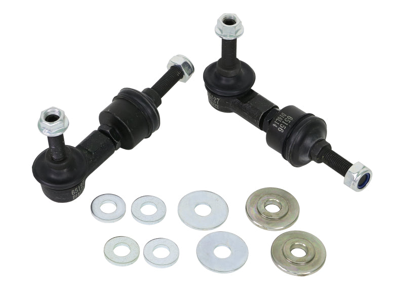 Whiteline Sway Bar Link Kit Heavy Duty Adj Steel Ball Nissan 240SX 1989-1998 KLC109 Photo - Close Up