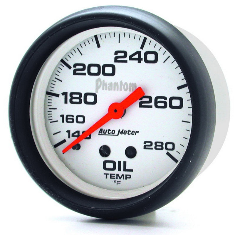 Autometer Gauge, Oil Temp, 2 5/8", 140-280 Deg. F, Mechanical, Phantom 5841 User 1