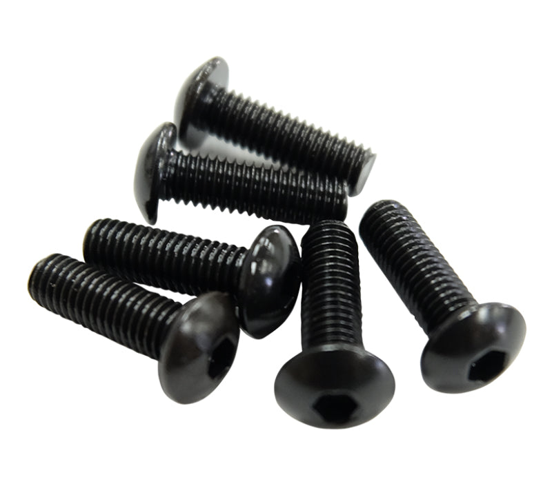 NRG Steering Wheel Screw Kit Upgrade Black "FLAT" SWS-100BK Photo - Primary