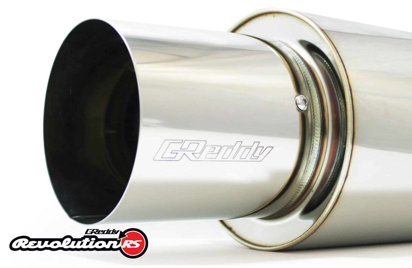 GReddy REVOLUTION RS UNIVERSAL MUFFLER 3.0"- 3-BOLT 115MM TIP - () 11001131