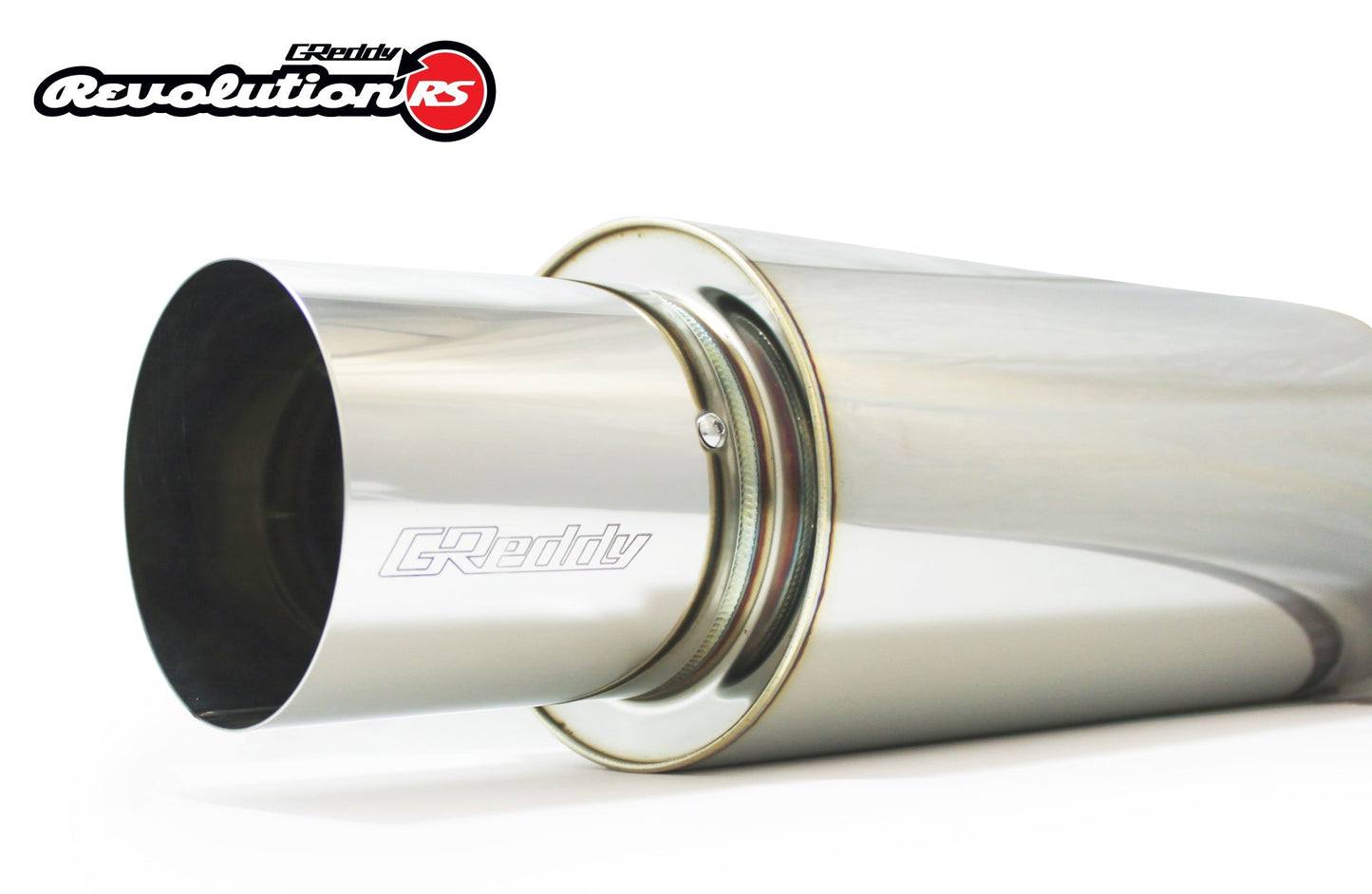 GReddy REVOLUTION RS UNIVERSAL MUFFLER 2.5"- 3-BOLT 105MM TIP - () 11001126