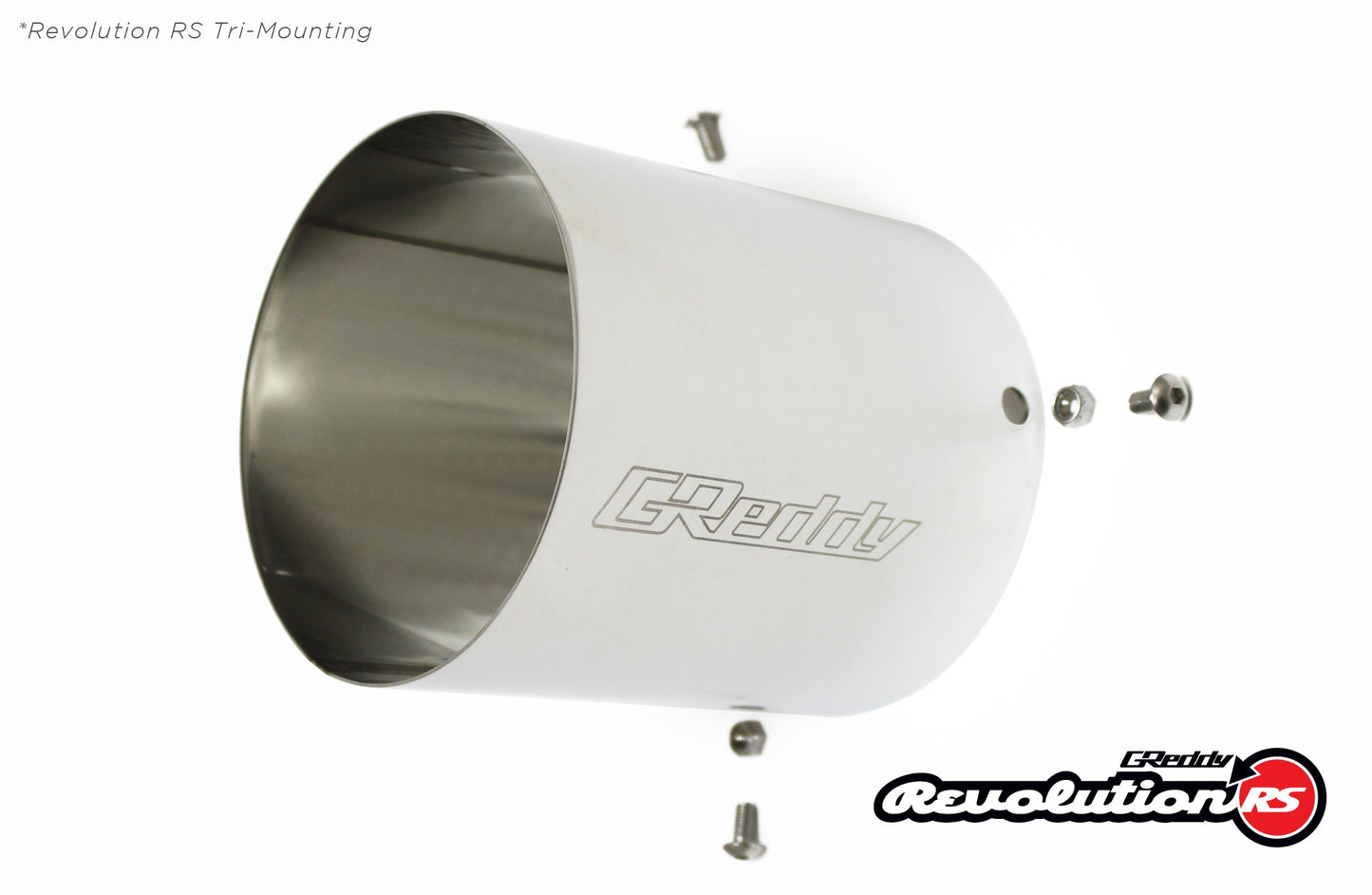 GReddy REVOLUTION RS UNIVERSAL MUFFLER 3.0"- 3-BOLT 115MM TIP - () 11001131