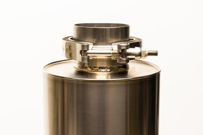 GReddy RS-TI UNIVERSAL ROUND MUFFLER 2.5"- 105MM TIP - () 11002525