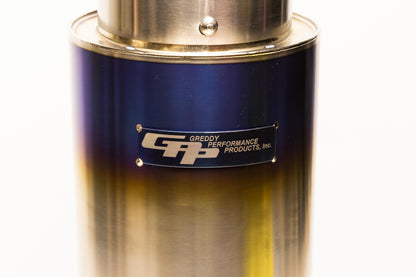 GReddy Universal RS-Ti Round Titanium Muffler(s) and Tip with V-Band