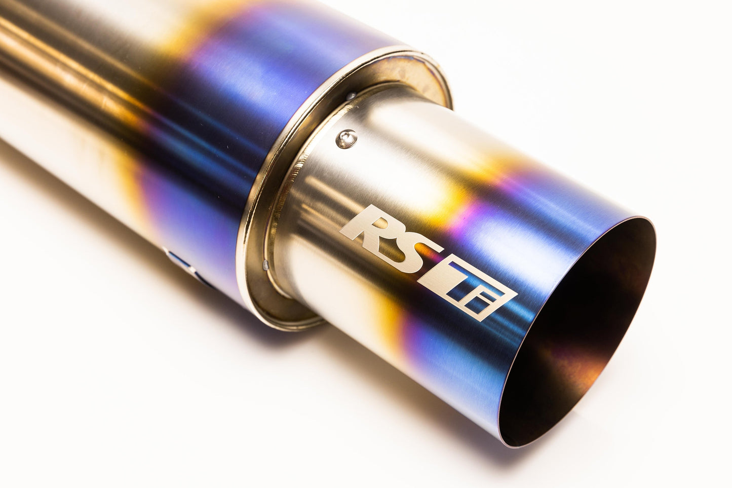 GReddy Universal RS-Ti Round Titanium Muffler(s) and Tip with V-Band