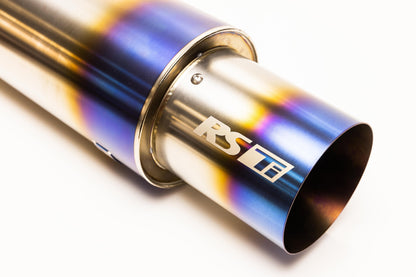 GReddy Universal RS-Ti Round Titanium Muffler(s) and Tip with V-Band