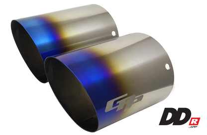 GReddy DD-R TITANIUM TIPS L=150MM, 1 PAIR - () 11002601