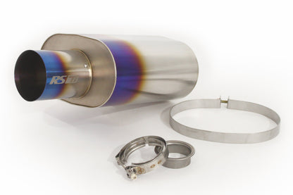 GReddy RS-TI UNIVERSAL OVAL MUFFLER 2.5"- 105MM TIP - () 11003525