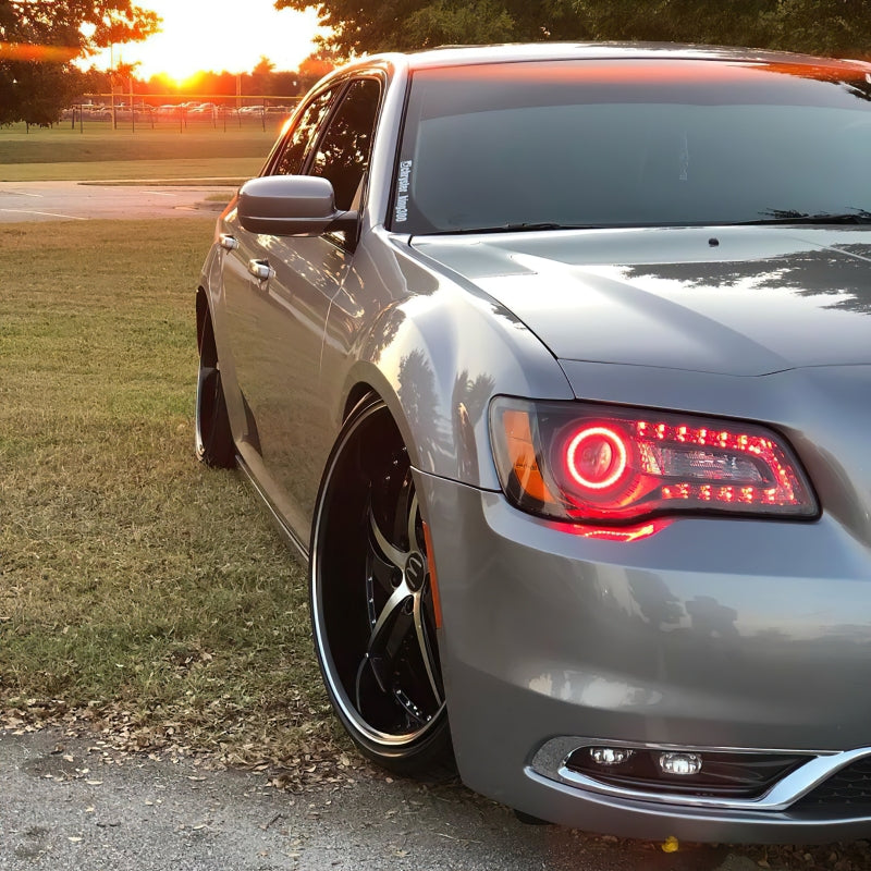 ORACLE Lighting Oracle 11-19 Chrysler 300C DRL Upgrade w/ Halo Kit - ColorSHIFT w/ 2.0 Controller 2642-333 2642-333 Photo - Mounted