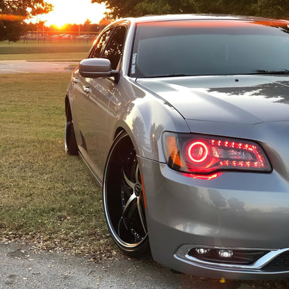 ORACLE Lighting Oracle 11-19 Chrysler 300C DRL Upgrade w/ Halo Kit - ColorSHIFT w/ 2.0 Controller 2642-333 2642-333 Photo - Mounted