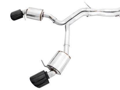 AWE Tuning Audi B9 RS 5 Sportback Touring Edition Exhaust-Resonated- Diamond Black RS Style Tips 3015-33118 3015-33118 Photo - Primary