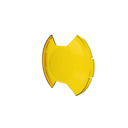 KC HiLiTES SlimLite 8in. LED Light Shield SAE Driving (Shield Only) - Selective Yellow 5210 5210 User 2