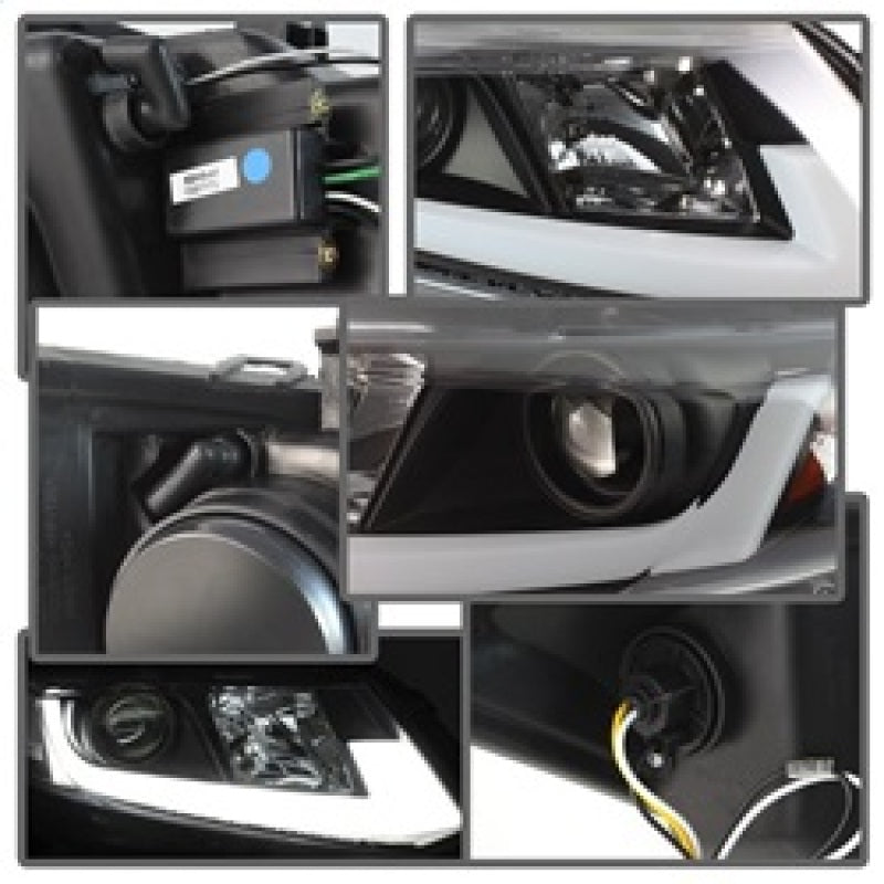 Spyder Honda Civic 2012-2014 Projector Headlights - Light Bar DRL Black PRO-YD-HC12-DRL-BK 5076519 5076519 Photo - Unmounted