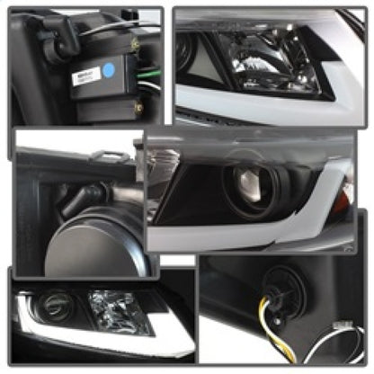 Spyder Honda Civic 2012-2014 Projector Headlights - Light Bar DRL Black PRO-YD-HC12-DRL-BK 5076519 5076519 Photo - Unmounted