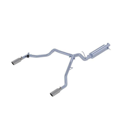 MBRP 19-20 Ford Ranger 2.3L 3 in Dual Split Rear Exit  4 in Tips AL Cat Back S5223AL S5223AL Photo - Primary