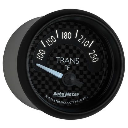 Autometer GT Series 52mm Short Sweep Electronic 100-250 Deg F Transmission Temperature 8049 8049 User 6