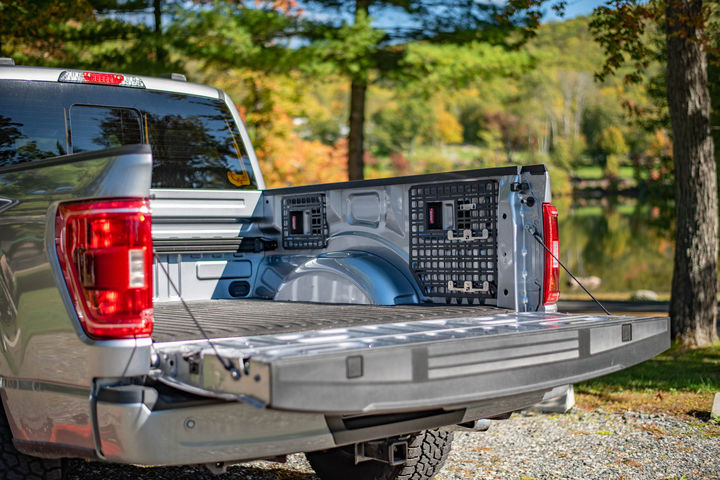 BuiltRight Industries 2021+ Ford F-150 (Incl. Raptor) Bedside Rack Sys - Stage 1 Kit 111007