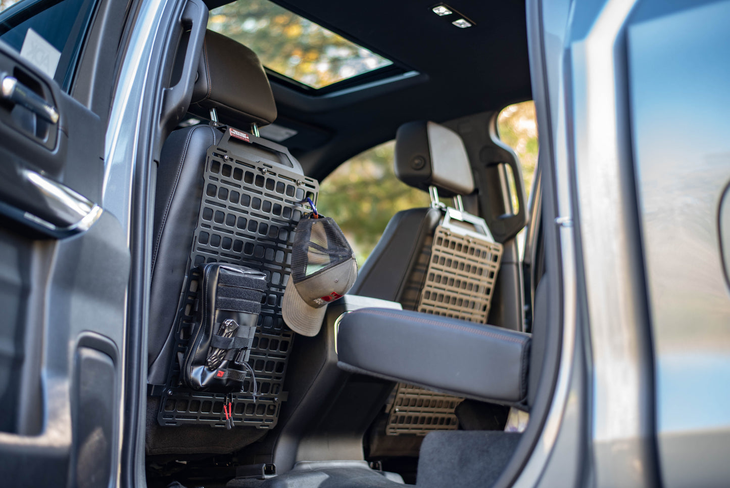 BuiltRight Industries 2019+ GMC/Chevrolet 1500 Seat Back Tech Plate - Stage 2 Kit 111025