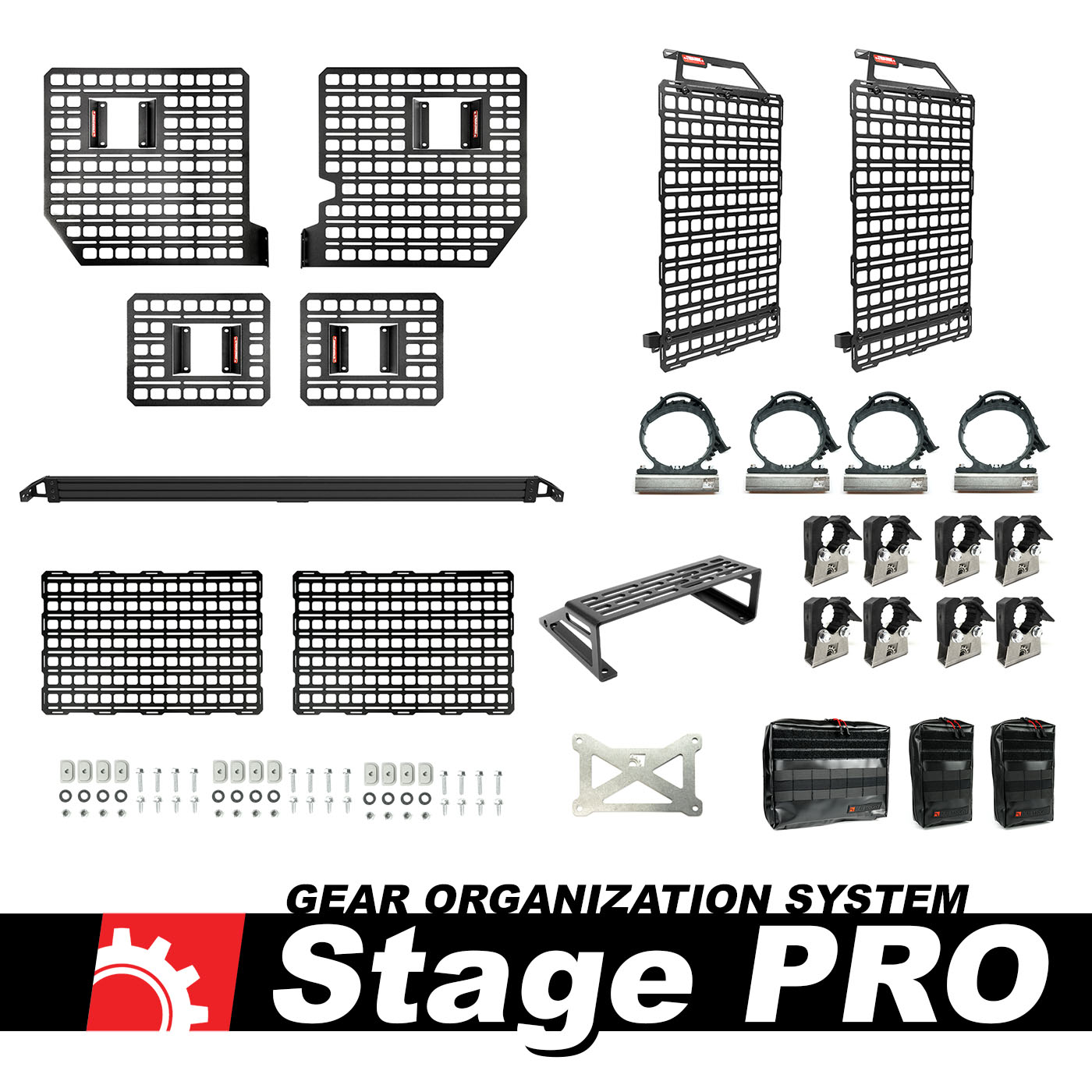 BuiltRight Industries 15-20 Ford F-150 (Incl. Raptor) Gear Organization System - Pro Kit 111028