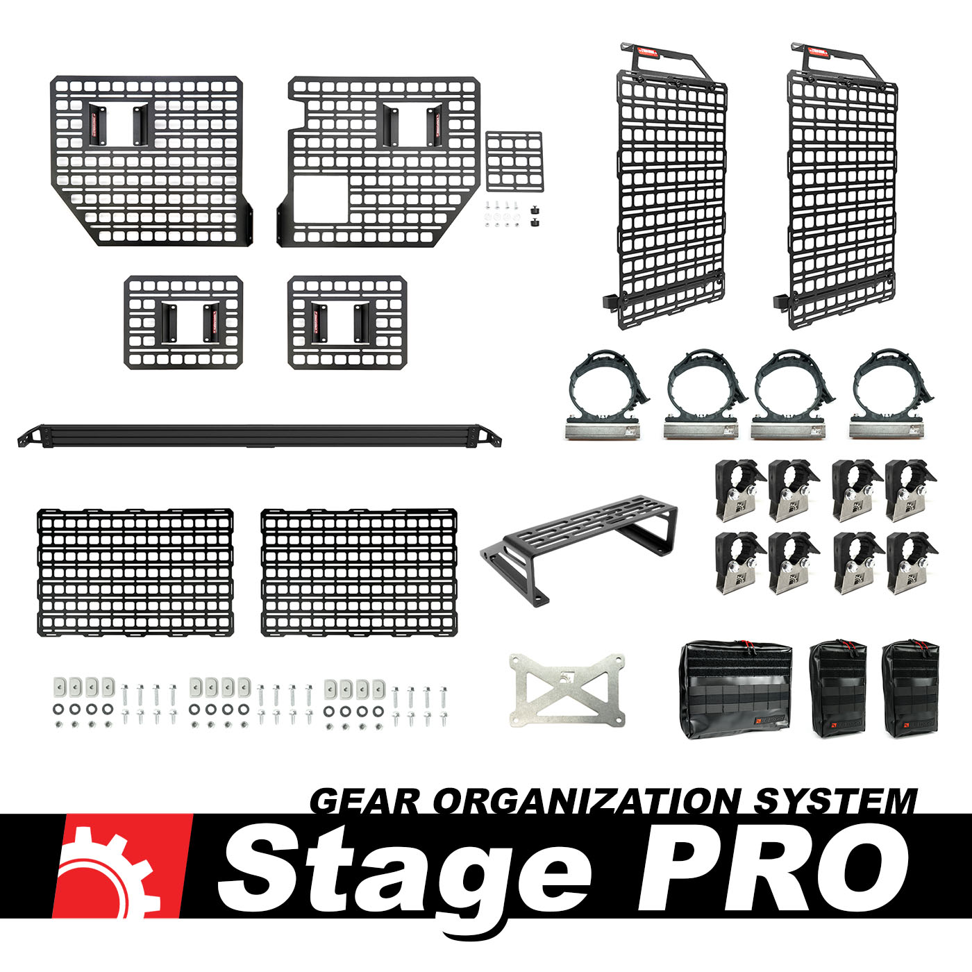 BuiltRight Industries 2017+ Ford F-250/350/450 Gear Organization System - Pro Kit 111030