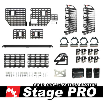 BuiltRight Industries 2022+ Ford F-250/350/450 w/12in. SYNC4 Gear Organization System - Pro Kit 111031