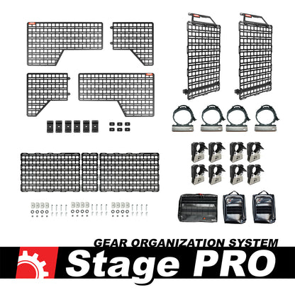BuiltRight Industries 2019+ GMC/Chevy 1500 Short Bed Gear Organization System - Pro Kit 111032