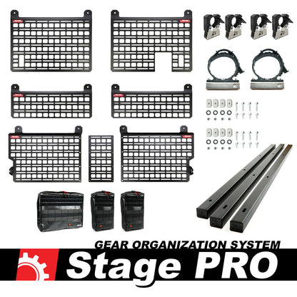 BuiltRight Industries 2020+ Jeep Gladiator JT Gear Organization System - Pro Kit 111036