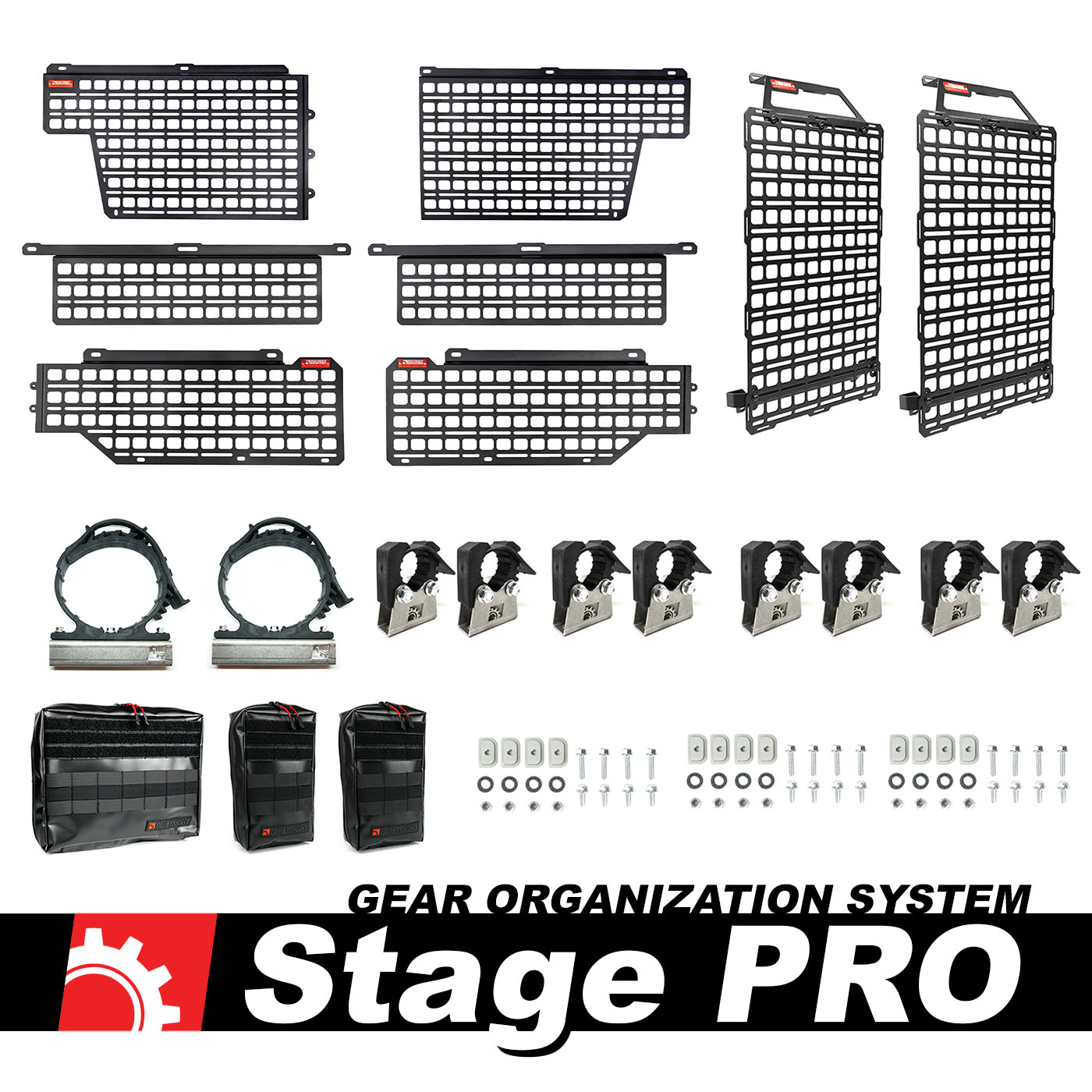 BuiltRight Industries Toyota Tacoma Gear Organization System - Pro Kit 111037